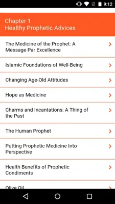 Prophetic Medicine & Herbalist android App screenshot 1